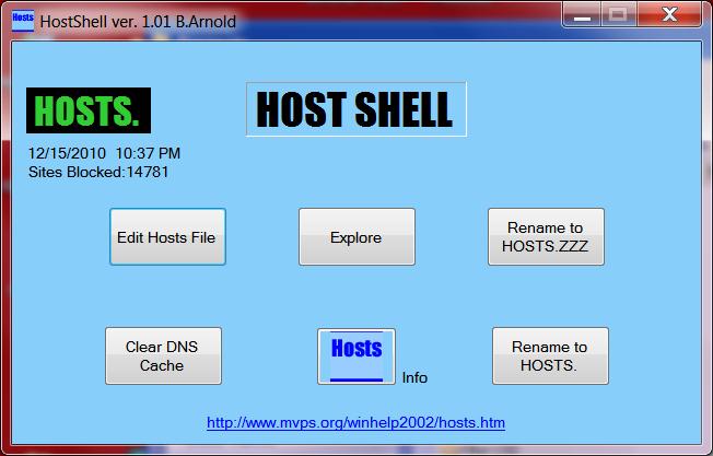 Host Shell Image